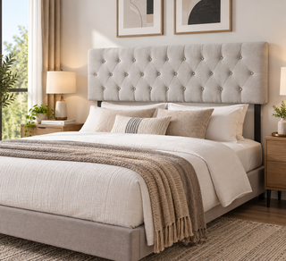 Melody King-Sized Linen Headboard
