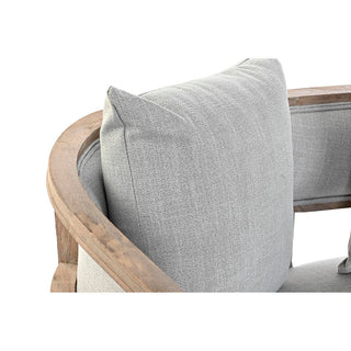 Wood & Linen Sofa
