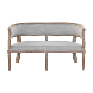 Wood & Linen Sofa