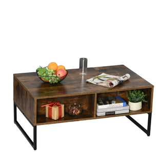 Foldable Lift Top Coffee Table with Storage