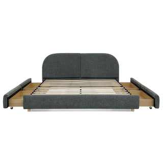 Qualicum Curved Headboard Storage Bed