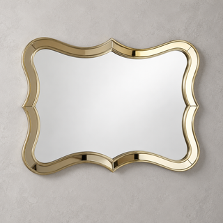 Rossland Sculpted Wave Wall Mirror
