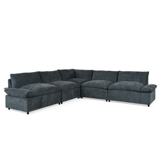 115.5" Modular Sectional Sofa with Storage