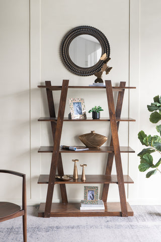 Wooden Accent Mirror