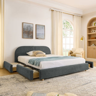 Qualicum Curved Headboard Storage Bed