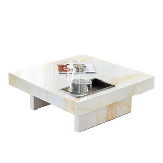 Minimalist Block Coffee Table