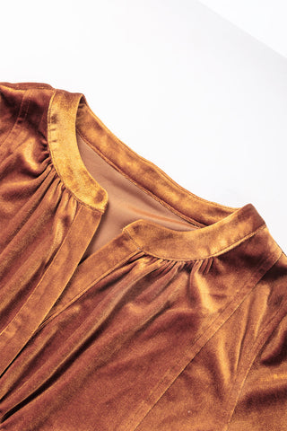 Murphys Velvet V-Neck Dress