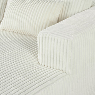 86" Corduroy Double Sofa Bed