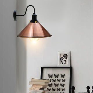 Vintage Industrial Cone Shade Wall Sconce