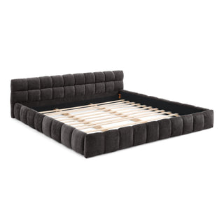 Crescent Valley Chenille Upholstered Platform Bed