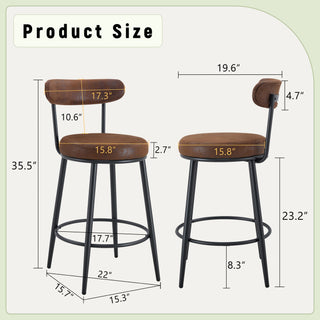 Ergonomic Rounded Bar Chairs