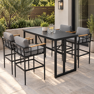 Turnley Iron Outdoor Dining Set