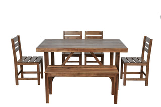 Acacia Wood Outdoor Table and Chair Set