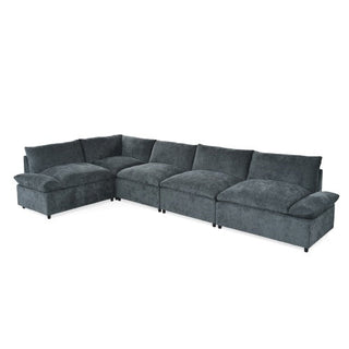 115.5" Modular Sectional Sofa with Storage