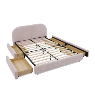 Qualicum Curved Headboard Storage Bed