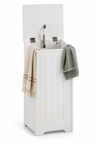 Wisteria Wooden Laundry Bin with Lid – view 2
