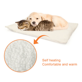 Self-Warming Fleece Pet Mat for Dogs and Cats