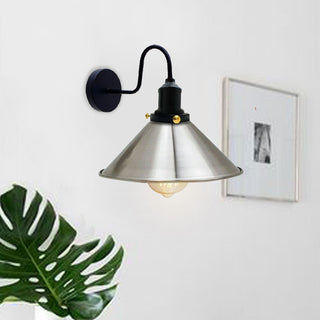 Vintage Industrial Cone Shade Wall Sconce