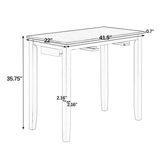 Bar Table & Chairs Set