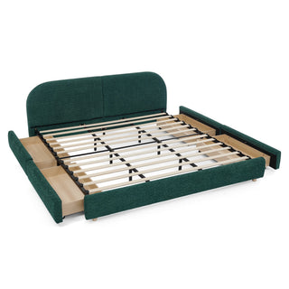 Qualicum Curved Headboard Storage Bed