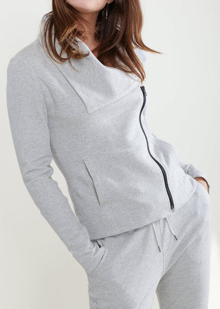 Camille Zip-Up Moto Jacket