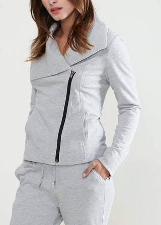 Camille Zip-Up Moto Jacket