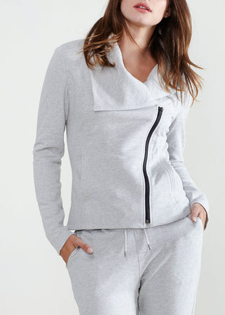 Camille Zip-Up Moto Jacket