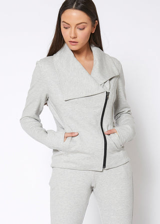 Camille Zip-Up Moto Jacket