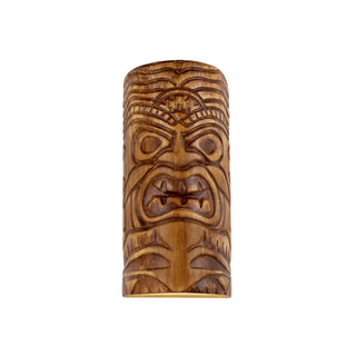 Hand-Carved Tiki Wall Sconce