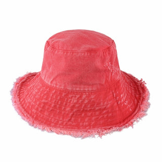 Seabright Frayed Bucket Hat