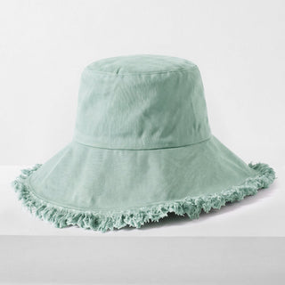 Seabright Frayed Bucket Hat