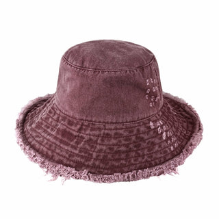 Seabright Frayed Bucket Hat