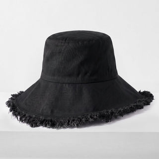 Seabright Frayed Bucket Hat