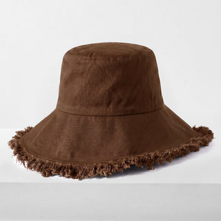 Seabright Frayed Bucket Hat