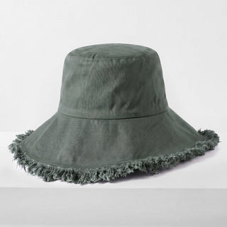 Seabright Frayed Bucket Hat