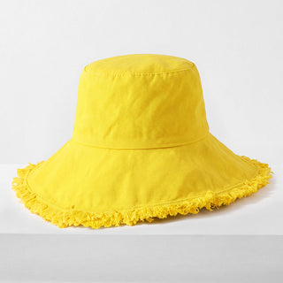 Seabright Frayed Bucket Hat