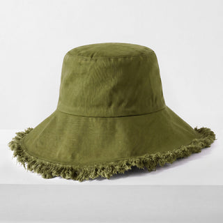 Seabright Frayed Bucket Hat