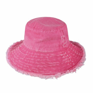 Seabright Frayed Bucket Hat
