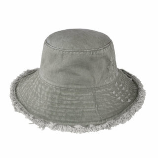 Seabright Frayed Bucket Hat