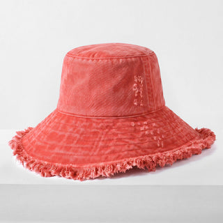 Seabright Frayed Bucket Hat
