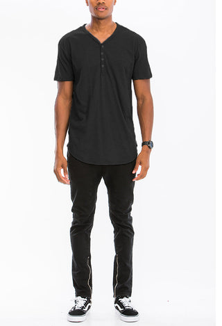 Hartley Scallop Henley Tee