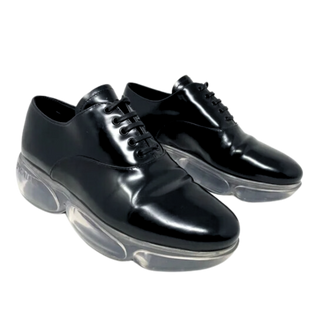 Prada Lace Up Derby Shoes w/ Clear Air Sole