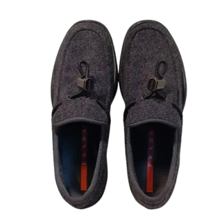 Prada Wool Loafers