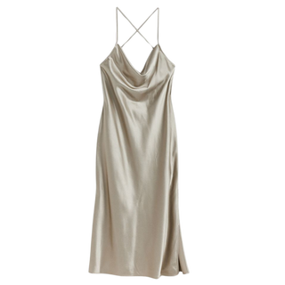 H&M Premium Satin Slip Dress