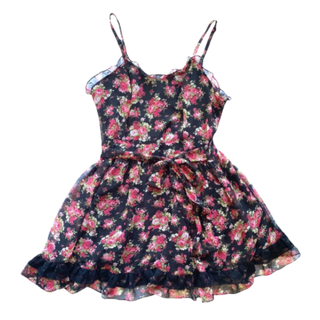 TRIPP NYC Babydoll Floral Mini Dress