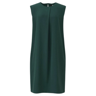 Uniqlo Emerald Shift Sleeveless Dress