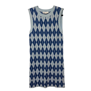 Zara Diamond Pattern Knit Dress