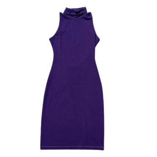 Los Angeles Apparel Cotton Spandex Midi Dress