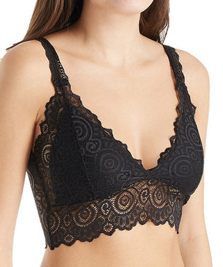Napa Lace V-Neck Bralette in Black – view 3