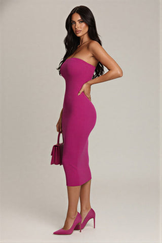 Mariposa Strapless Midi Dress